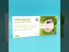 Bộ xét nghiệm nhanh kháng nguyên và kháng thể Chikungunya IgG/IgM phương pháp Vàng keo